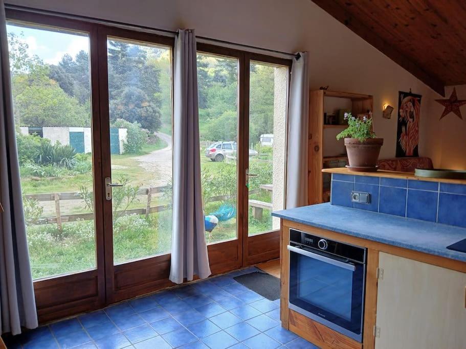 Bright Loft With Mountain And Nature View Sougraigne Exterior foto